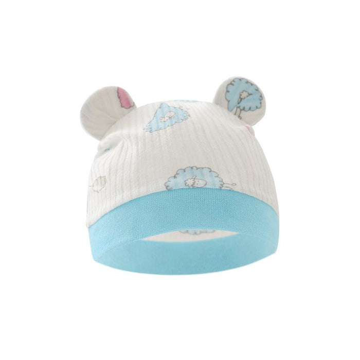 Binaural Printed Hat For Newborn Baby