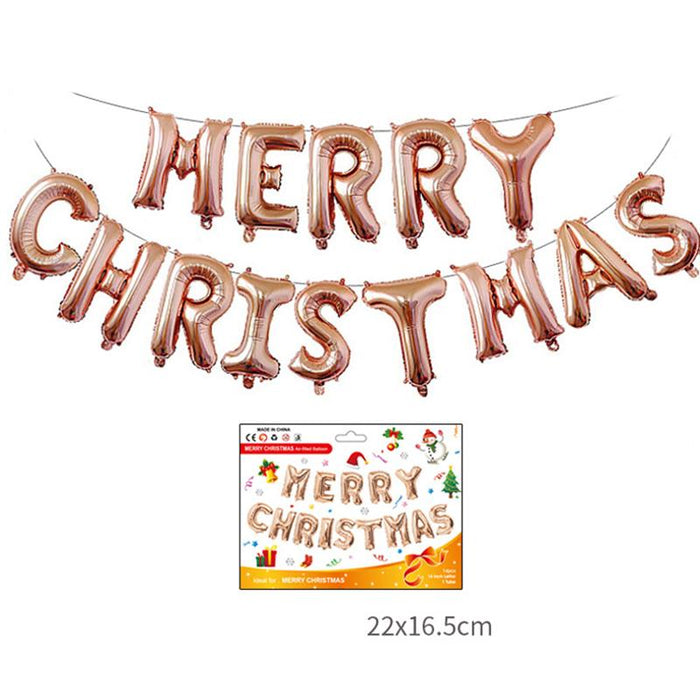 Christmas Foil Santa Claus Snowman Elk Balloons