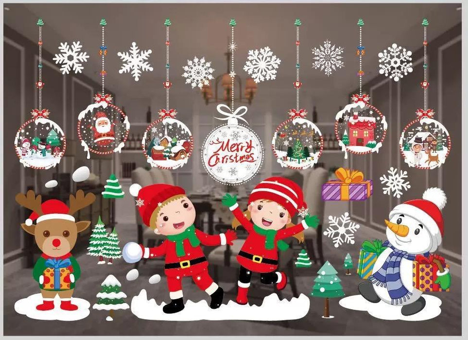 2022 Christmas Window Stickers