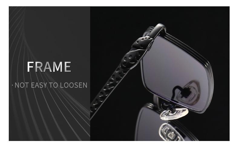 Small box cheetah men's and women's Metal Sunglasses