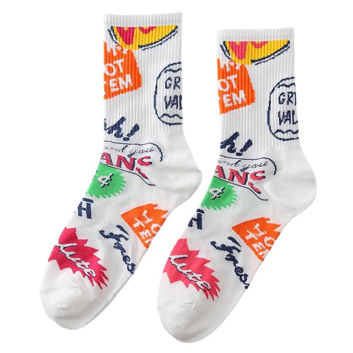 Cotton Hip-hop Men Socks