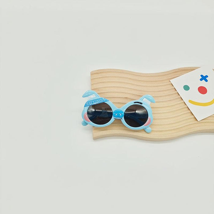 Cartoon Pig Anti Ultraviolet Silicone Children's Sunglasses