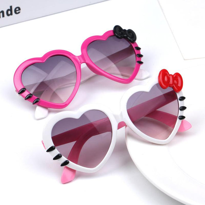 Children's heart Sunglasses heart-shaped glasses