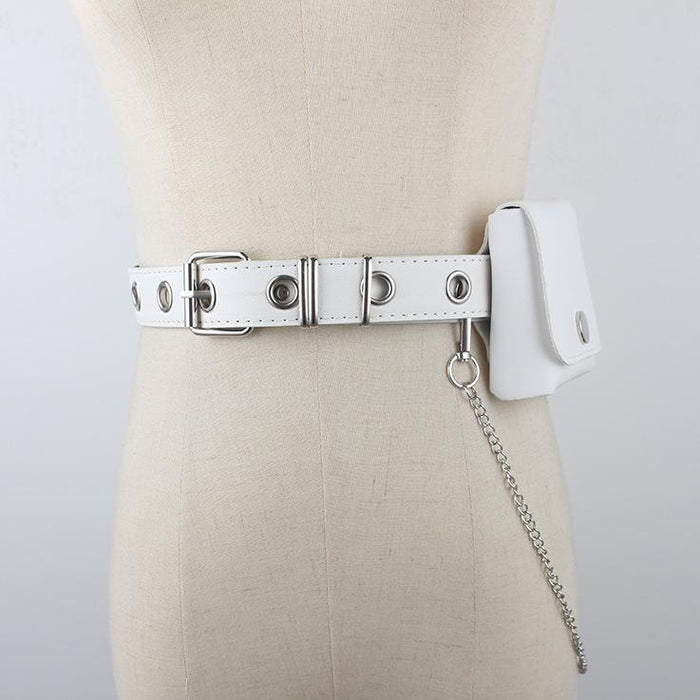Personalized Hip Hop Style Chain Mini Bag Belt