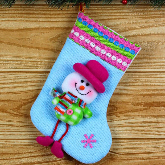 Christmas Tree Decorations Socks Gift Bag
