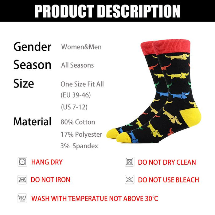 Happy Fun Men Socks