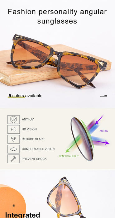 Exaggerate Colorful Big Frame Sunglasses