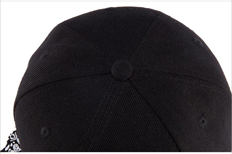 New Embroidered Five Pointed Star Baseball Cap Flat Brim Cap