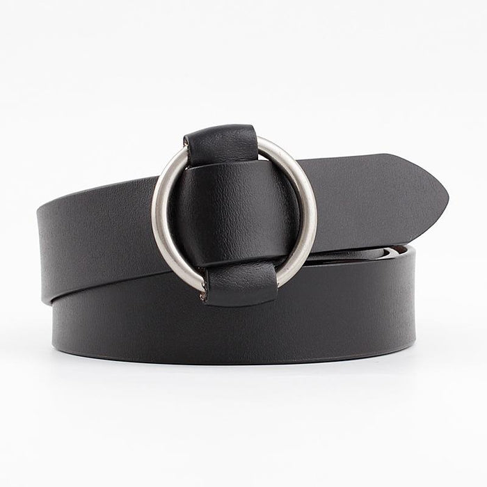 Genuine Leather Fashion Punch Free Women Belt