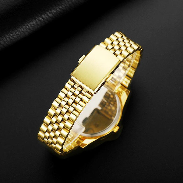Gold Casual Quartz Watch Luminous Business Men's Watch