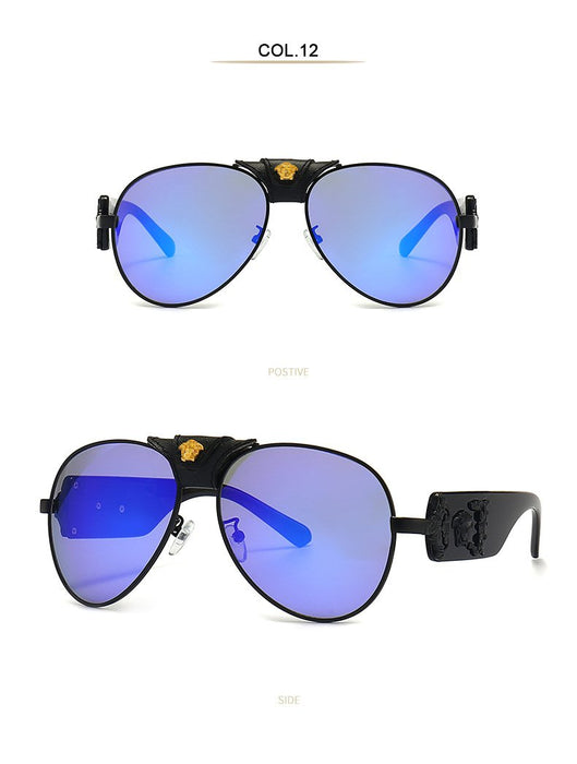 Retro men's and women's Metal Sunglasses