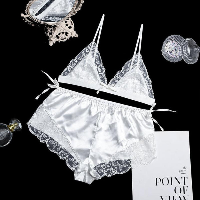 Women's Summer Suspenders Lingerie Shorts Set Loungewear