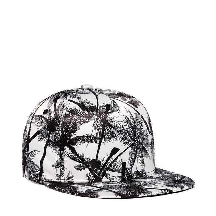 New Hip Hop HD Digital Coconut Pattern Baseball Cap