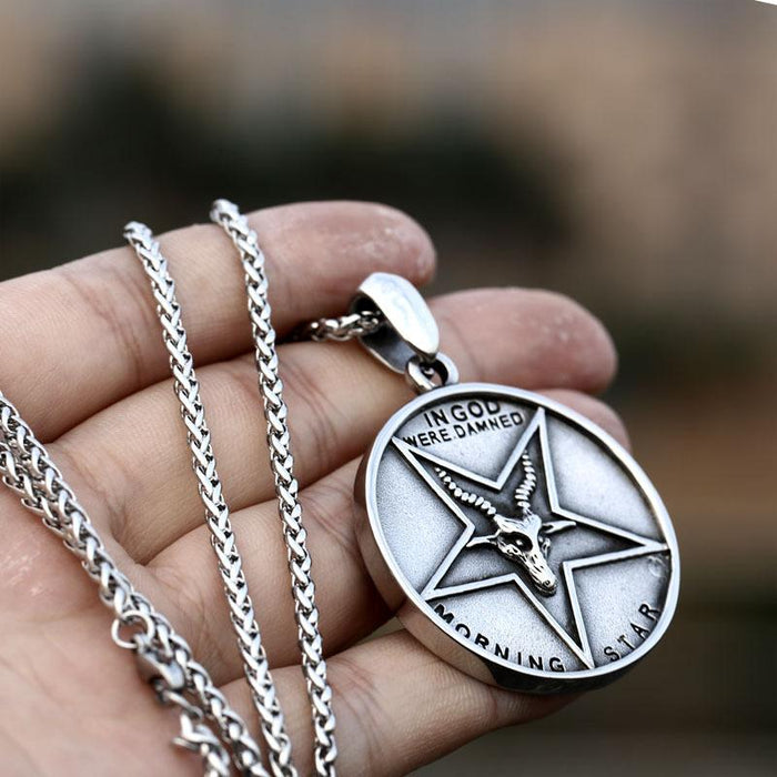 Jesus Satan Titanium Steel Jewelry (Only Pendant, No Necklaces)