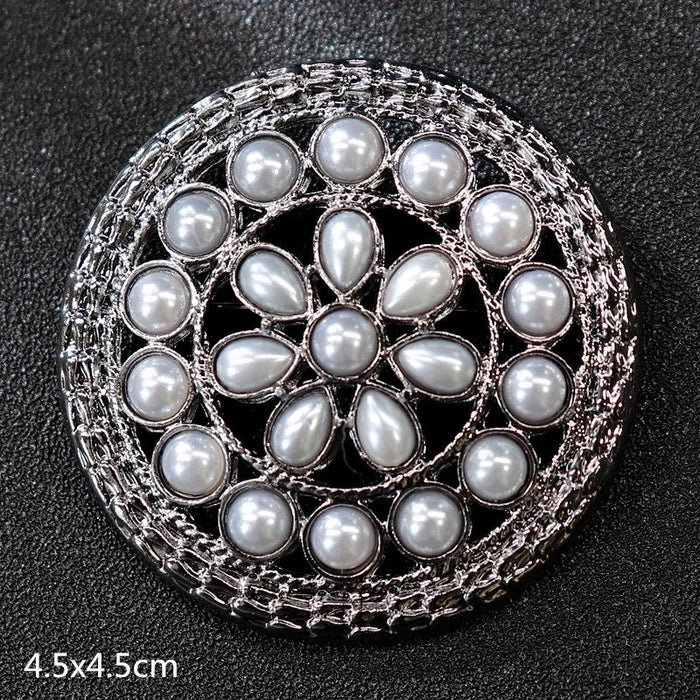 Multi Styles of Exquisite Brooch Vintage Women's Suit Accessories