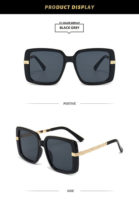 Metal contrast Sunglasses