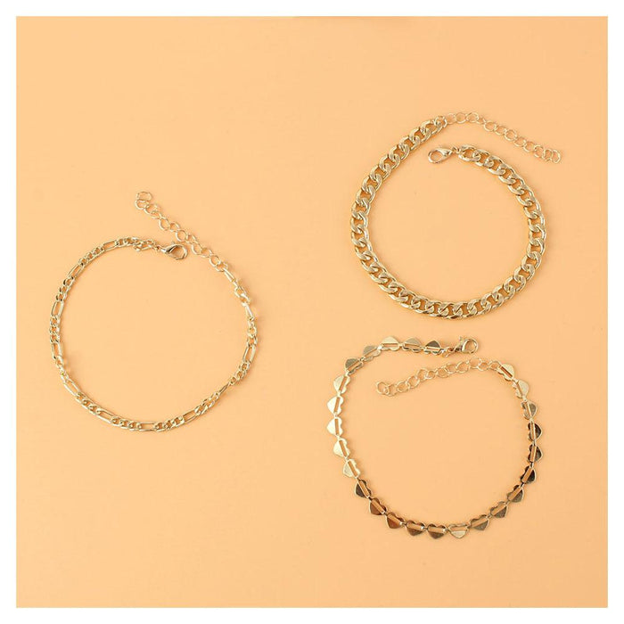 Fashionable and Simple Personalized Alloy Foot Chain Multi-layer Gold Foot Decoration