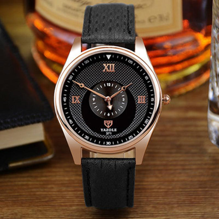 Yazole Wrist Watch Men Wristwatch Male Clock Hodinky Quartz-watch Sport Watch