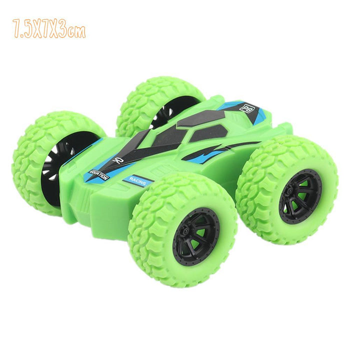 Funny children's toy car double-sided inertial safety anti-collision