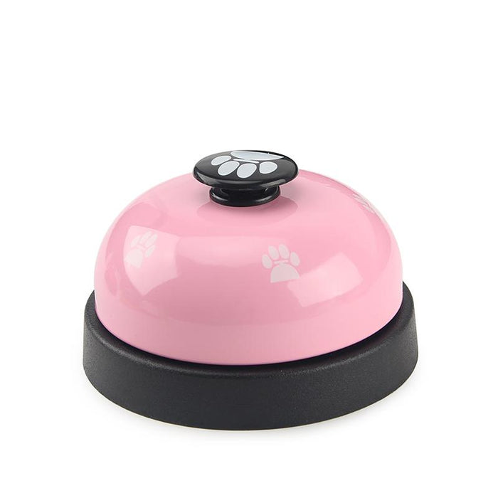 Pet Toy Training Called Dinner Small Bell Footprint Ring
