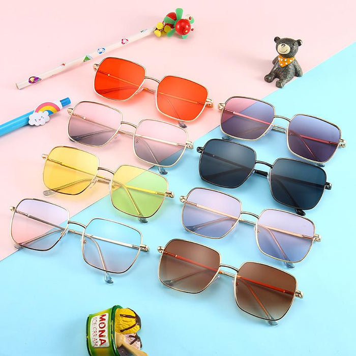 Children's metal sunglasses and sunglasses