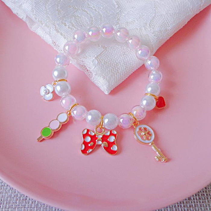 Children's Pearl Bracelet Cute Cartoon Bracelet Accessories