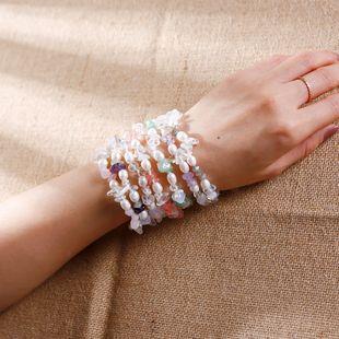 Handmade Agate Crystal Beaded Bracelet
