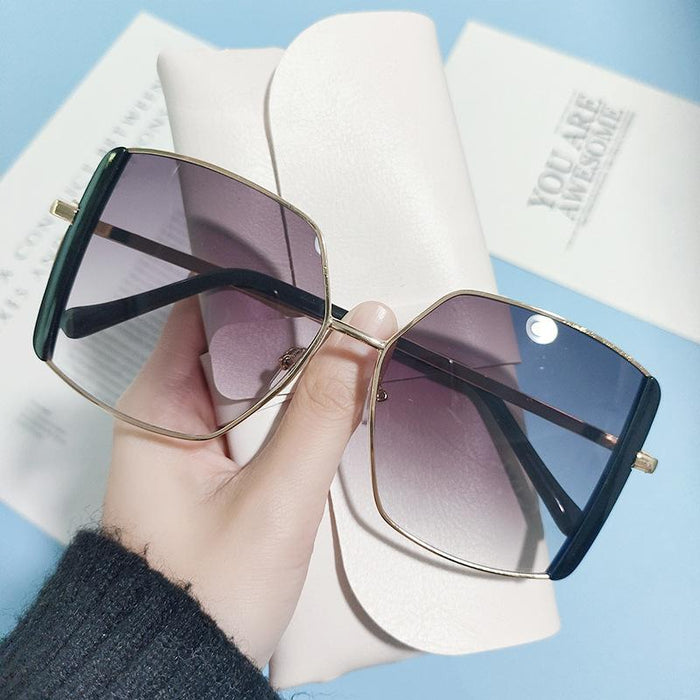 Women's Fashion Metal Sunglasses