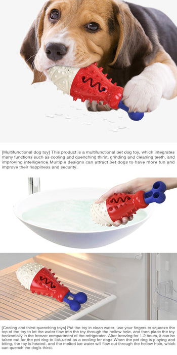 Dog Toy Chewing Teeth Interactive Missing Feeding Toothbrush