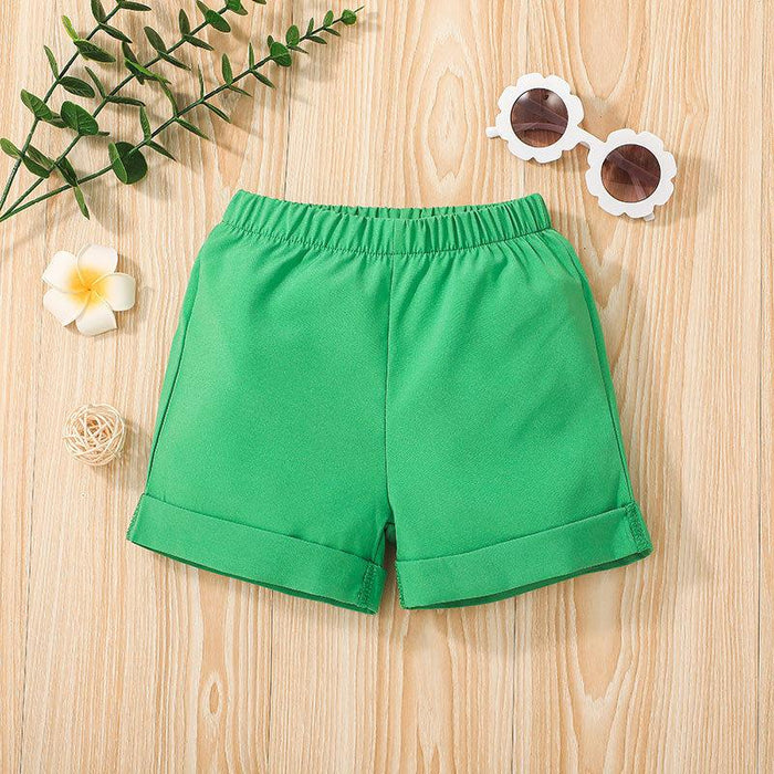 Summer Girls Clover Top & Shorts Suit