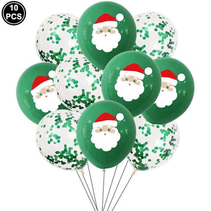 Christmas Foil Santa Claus Snowman Elk Balloons