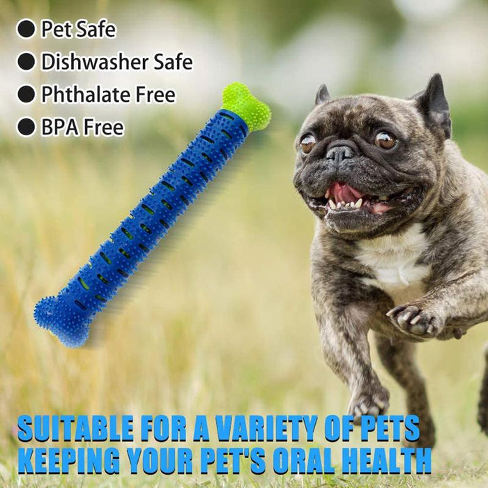 Puppy brush dog toothbrush chew toy stick