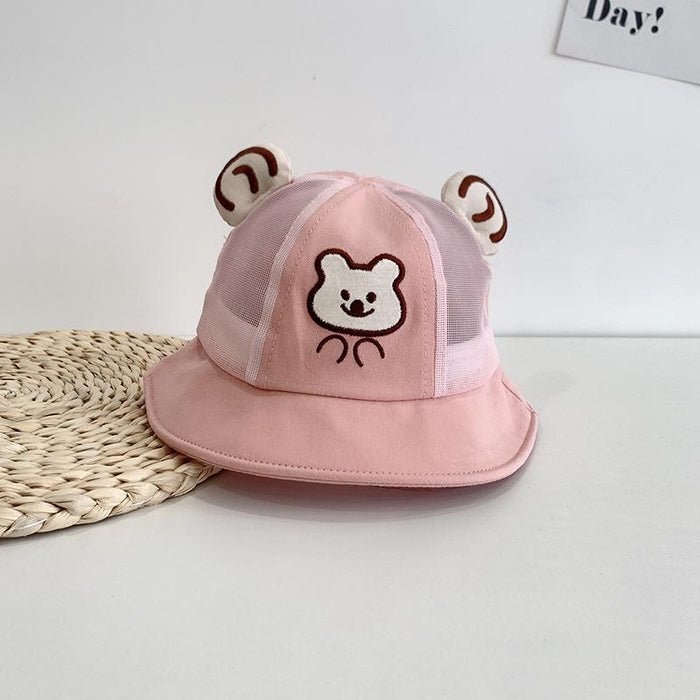 Summer Cute Baby Bear Ears Children's Fisherman Net Hat