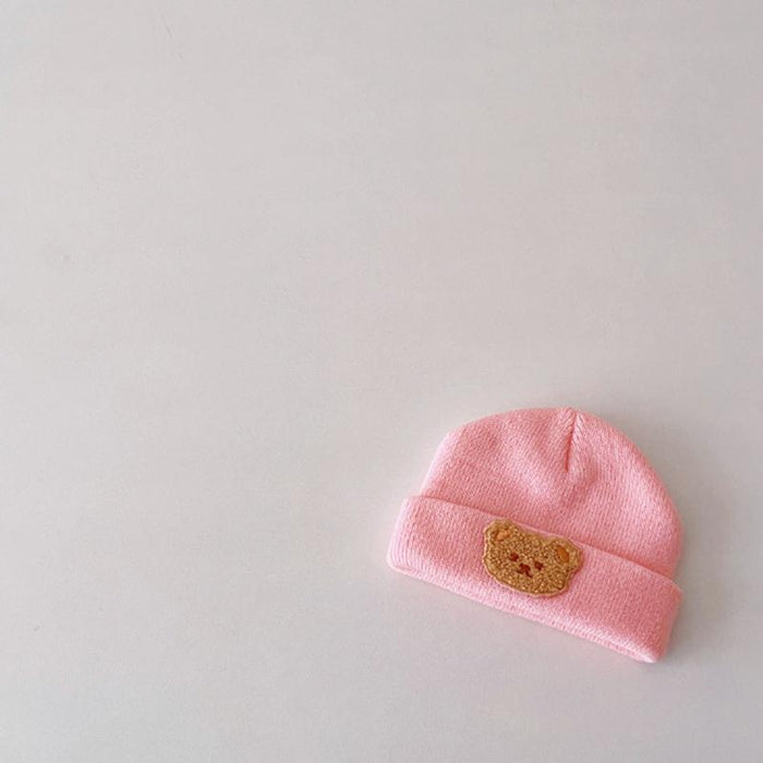 Cartoon Bear Toddler Soft Cute Winter Warm Hat