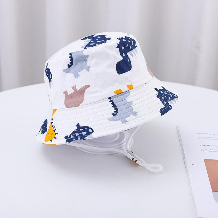 Summer Outdoor Cartoon Print Children's Fisherman Hat
