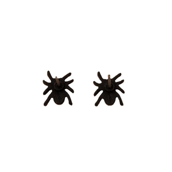New Fashion Black Exaggerated Spider Earrings