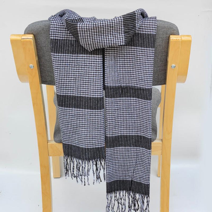 Classic Lattice Soft Scarf Cashmere Plaid Scarves