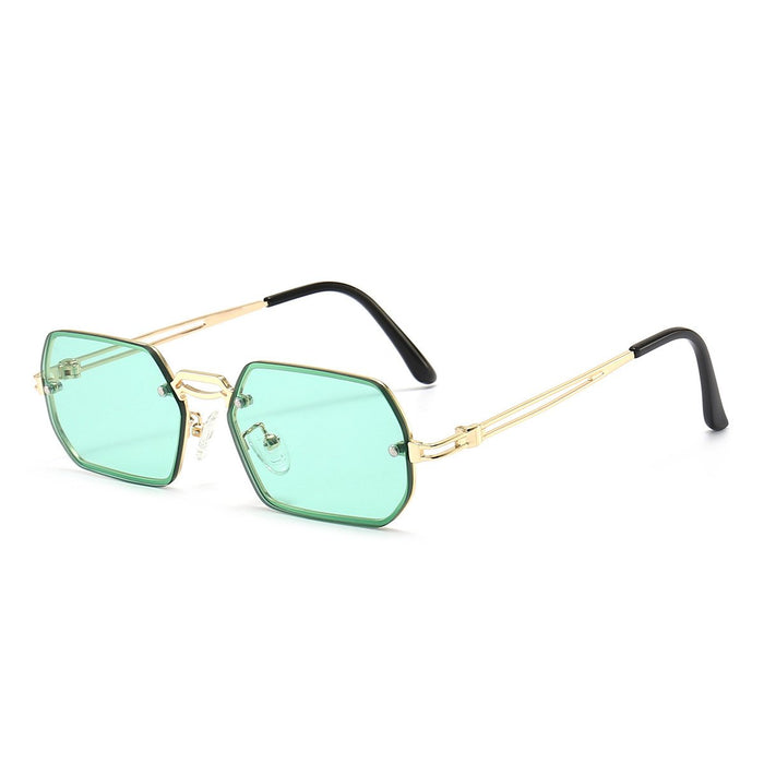 Metal sunglasses personality small frame