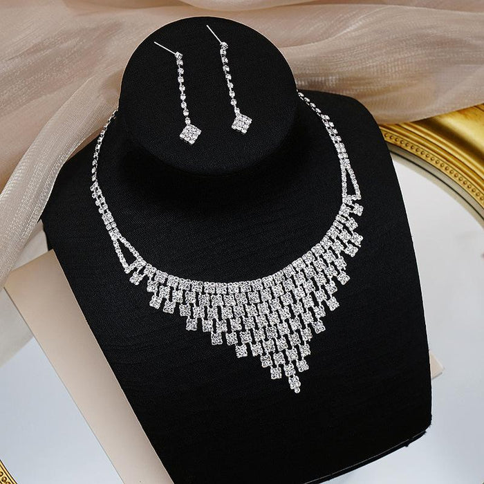 New Ladies Jewelry Necklace Earrings Set