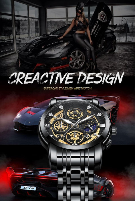 VAVA2452 Original Watch Men's Stainless Steel Quartz Analog Business