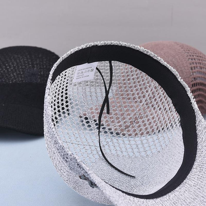 Summer Outdoor Letter M Hollow Baseball Cap