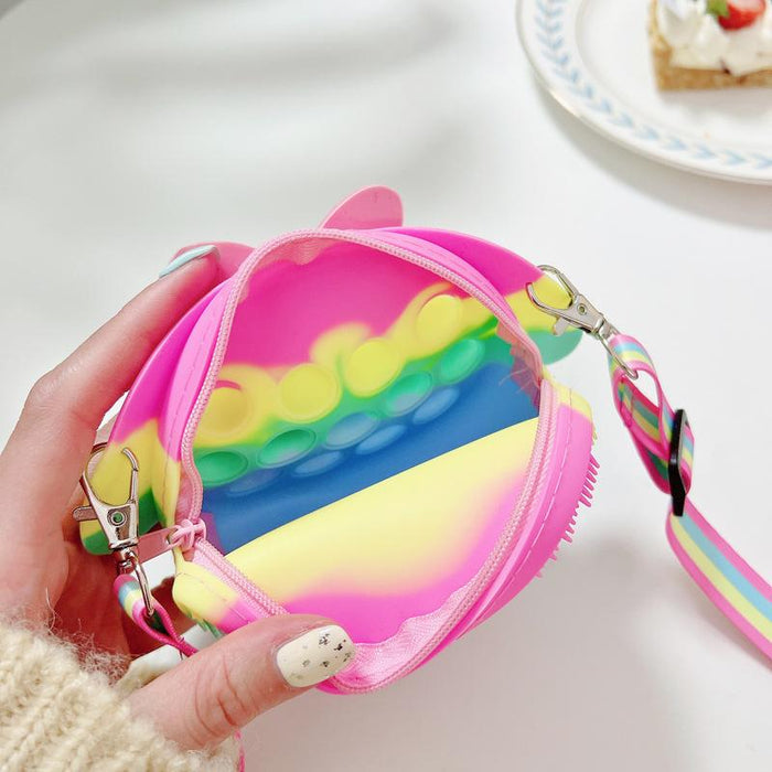 Bow powder diagonal bag toy