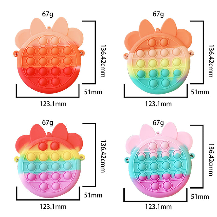 Bag Fingertip Crossbody Bag Bubble Decompression Toy Backpack