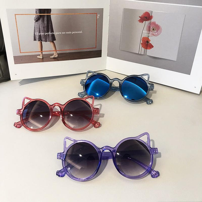 Fashion Cat Ear UV Proof Children's Sunglasses