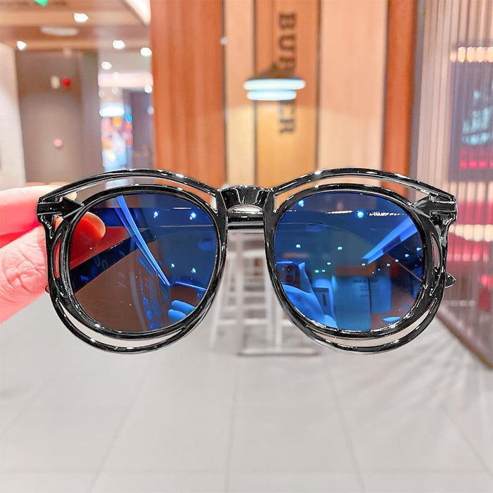 Children's Sunglasses Sun Shading round frame polarizer