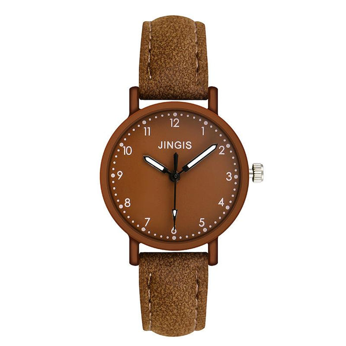 Fashion Women Wristwatch Leather Band Quartz Casual Clock LLZ22204