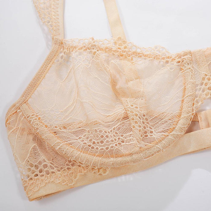 Women's Sexy Lace Underwire Lingerie Underwear Set