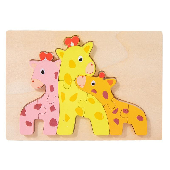 Parent-child interaction children's educational three-dimensional building block toys
