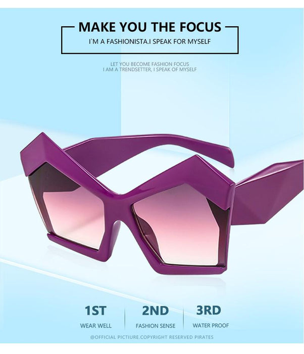 Trendy sunglasses, avant-garde Sunglasses