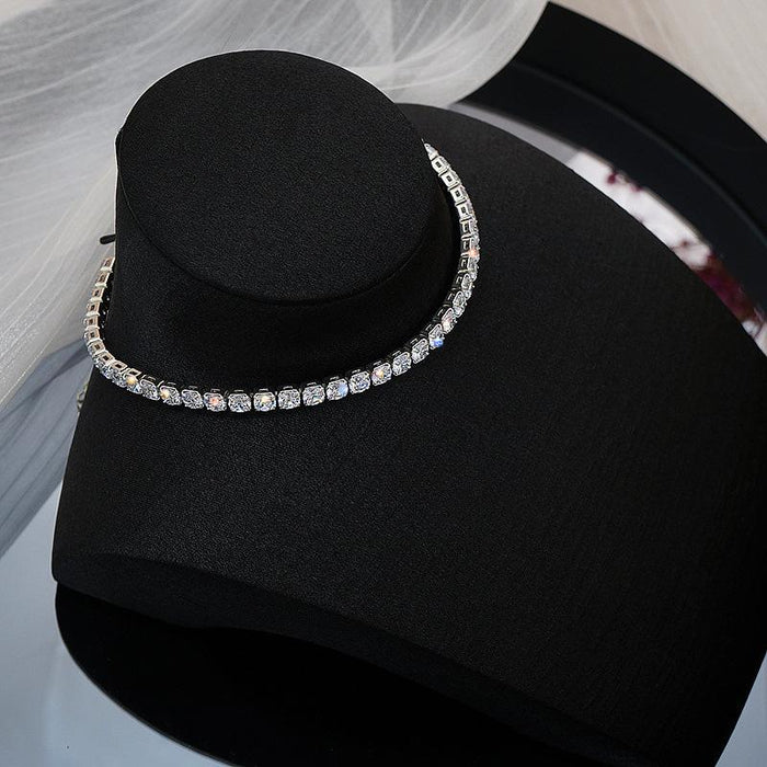 New Fashion Trend Women's Zircon Neckchain Necklace